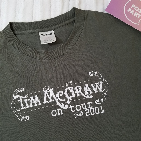 Other - Tim McGraw 2001 tour short sleeve concert tee sz. XL Vintage Country Music CMAs